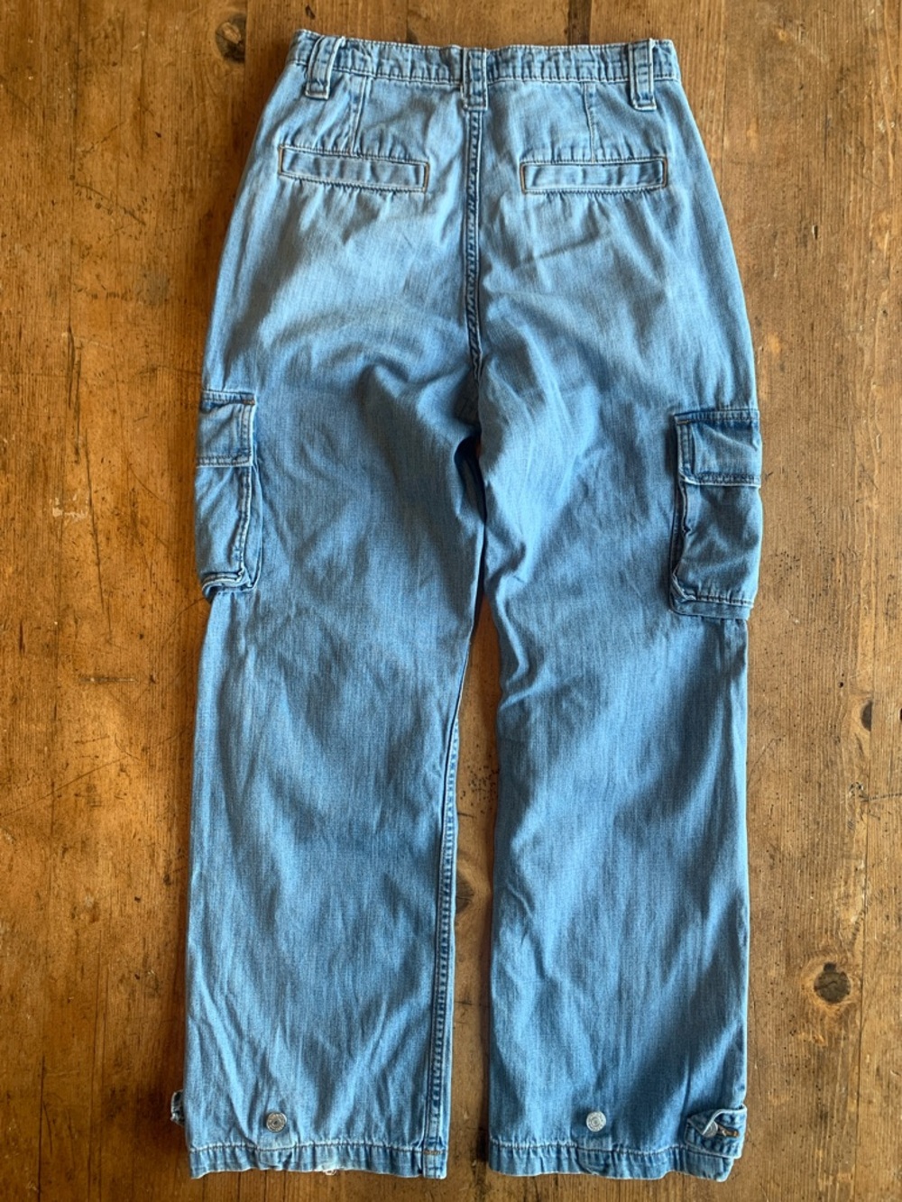 Banana Republic Blue Barrel Cargo Jeans - Picture 15 of 16